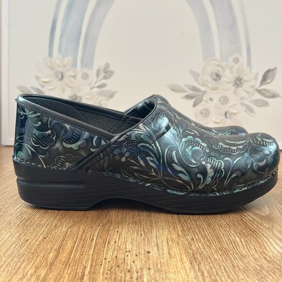 Dansko Floral Print Clogs - Picture 6 of 14